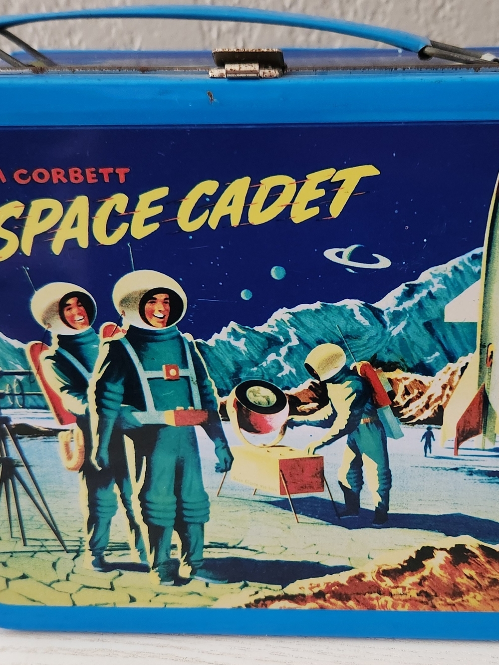 Tom Corbett SPACE CADET Metal Lunch Box - No Thermos - Reproduction Collectable